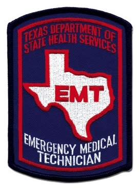 Texas EMT Patch - Color