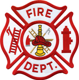 Fire Dept Scramble Back Patch