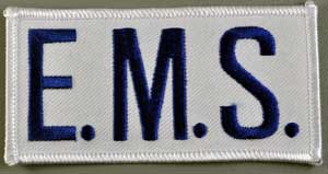 EMS Chest Emblem Royal Blue/White