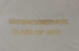 This is optional Student name and year in fired gold leaf. See optional costs as to select different options