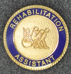 Rehabilitation Assistant Graduation Pin