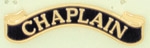 Gold Chaplain Citation Bar - Black Chaplain, Citation Bar, Chaplain Supplies