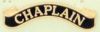 Gold Chaplain Citation Bar - Black Chaplain, Citation Bar, Chaplain Supplies