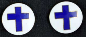 Chaplain Cross Round Emblem Pins chaplain pin, chaplain