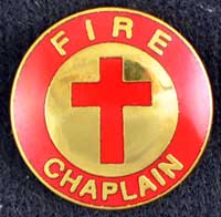 Fire Chaplain Pin with Cross fire chaplain, chaplain, fire uniform, fire emblem, 
