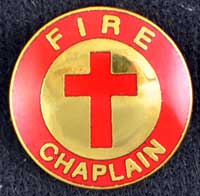 Fire Chaplain Pin with Cross fire chaplain, chaplain, fire uniform, fire emblem, 