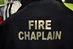 Chaplain Jacket imprinting on back