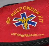our first aid kits are easy to identify