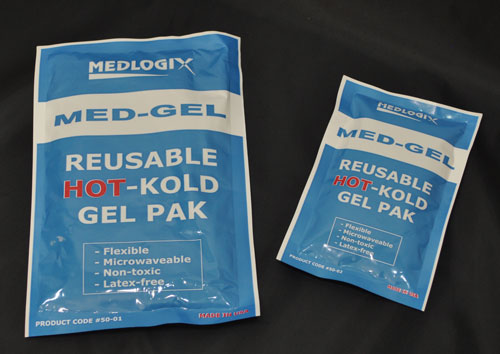 Large Reusable Hot-Cold Gel Pack - Single Gel pack, reusable first aid cold pack, first aid hot pack, Pak, 