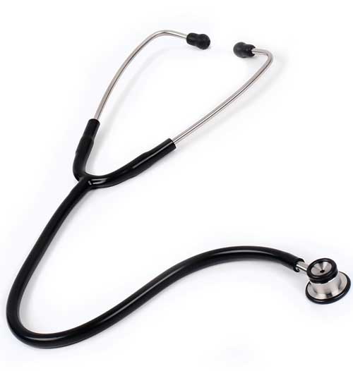 Infant stethoscope in black