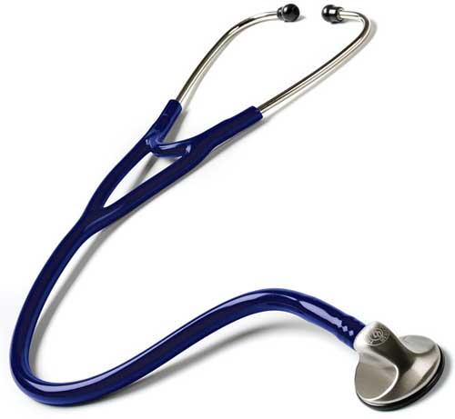 Clinical Classic Zinc Single Head Stethoscope In Navy Blue