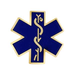 Star of Life Emblem pin