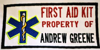 First Aid Kit Property of Patch