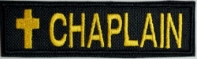 Chaplain Chest patch with cross