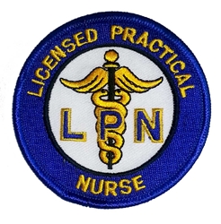 LPN embroidered patch