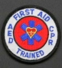 First Aid, CPR, AED Trained Mini Patch first aid patch, cpr-aed patch, aed patch, first aid patches, 