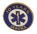EMS 10 Years of Service Pin