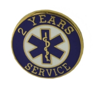 2 years of service pin for EMS recognition