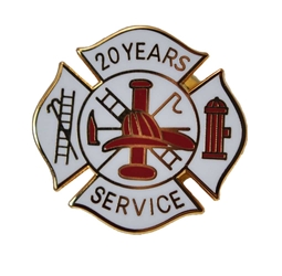 Fire Department 20 Years of Service pins