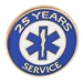 EMS 25 years of service pin