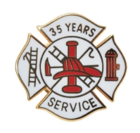 Fire Department 35 years of Service Pin