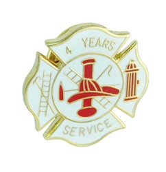 Fire Department 4 years of service pin