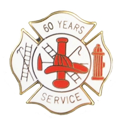 60 year Fire Service Pin