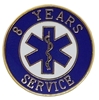 EMS 8 Years of Service Pin