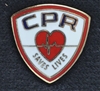 CPR Saves Lives Emblem Pin