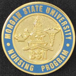 Morgan State University Nursing Pin Morgan State, Nursing Pin, 