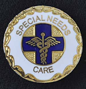 Special Needs Care Worker Pin