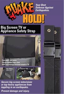 Big Screen TV Strap-Appliance Strap  -Black