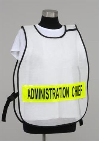 Model PON3 Poncho-Style Incident Command Titled Vest