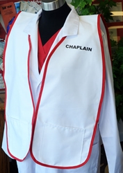 Fabric Chaplain Vest Chaplain vest, chaplaincy vests, fire chaplain, hospital chaplain, police chaplain, hics chaplain, ems chaplain, chaplain, chaplaincy, vestments, nims chaplain, 