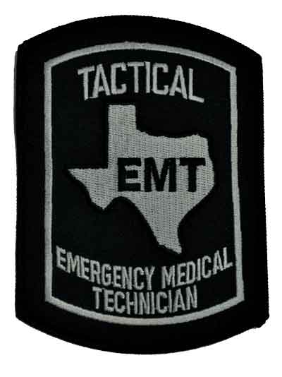 Texas Tactical EMT Embroidered Patch 