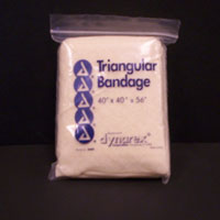 40inx40inx56in Triangular sling-bandage with 2 safety pins