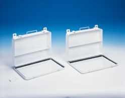 36 Unit Metal 1 Shelf Hinged with Gasket 13-1-2in x 9-in x 2-3-8in