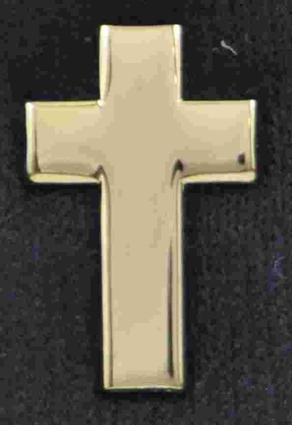 Chaplain Cross Pin Sold in pairs