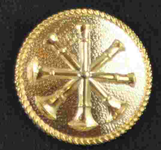 Uniform Button  Chief Bugle Sold in pairs
