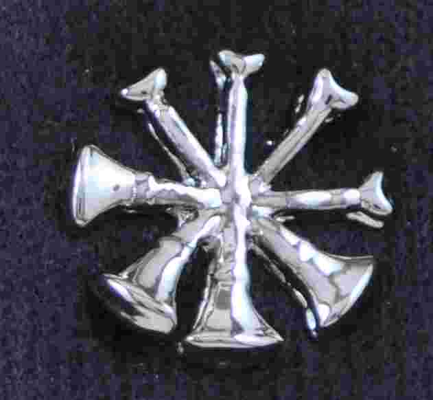 Assist Chief Bugle Pin Sold in pairs