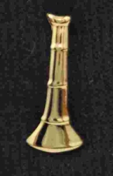 Double Bugle Pin Sold in pairs