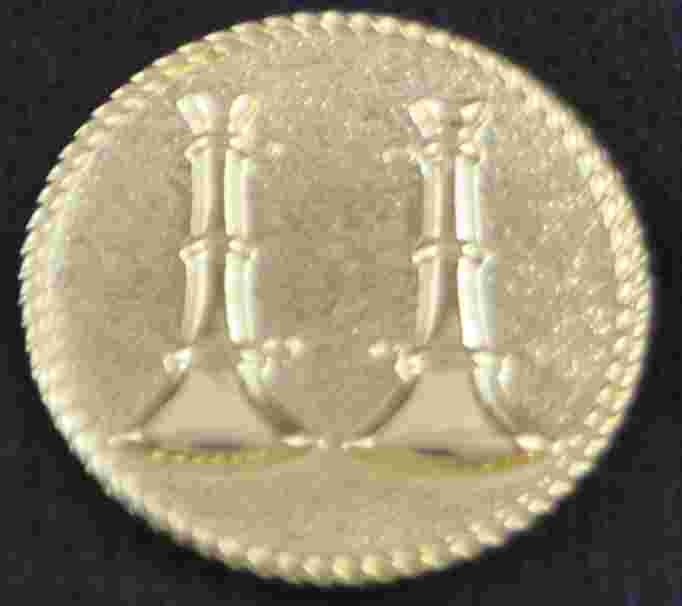Uniform Button  Double Bugle Sold in pairs