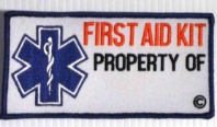 First Aid Kit Property of Patch