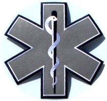 Reflective Star of Life Patch