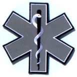 Reflective Star of Life Patch