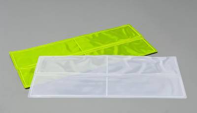 PVC Reflective Panel 18in x 4in White per pair