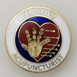 Certified Acupuncturist Emblem Pin