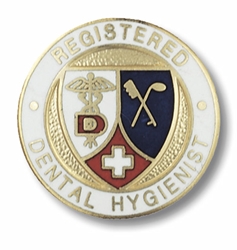 Dental Hygienist - Registered - Emblem Pin