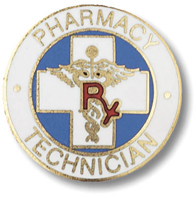 Pharmacy Technician Emblem Pin