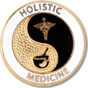 Holistic Medicine Emblem Pin